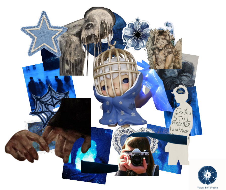 Voices Left Unseen Art Collage